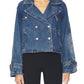 Steve Madden - Cropped Denim Trench Coat