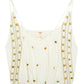Free People - Virgo Bead-embellished Chiffon Tank