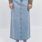 Agolde - Hilla Mid-rise Back-slit Maxi Skirt