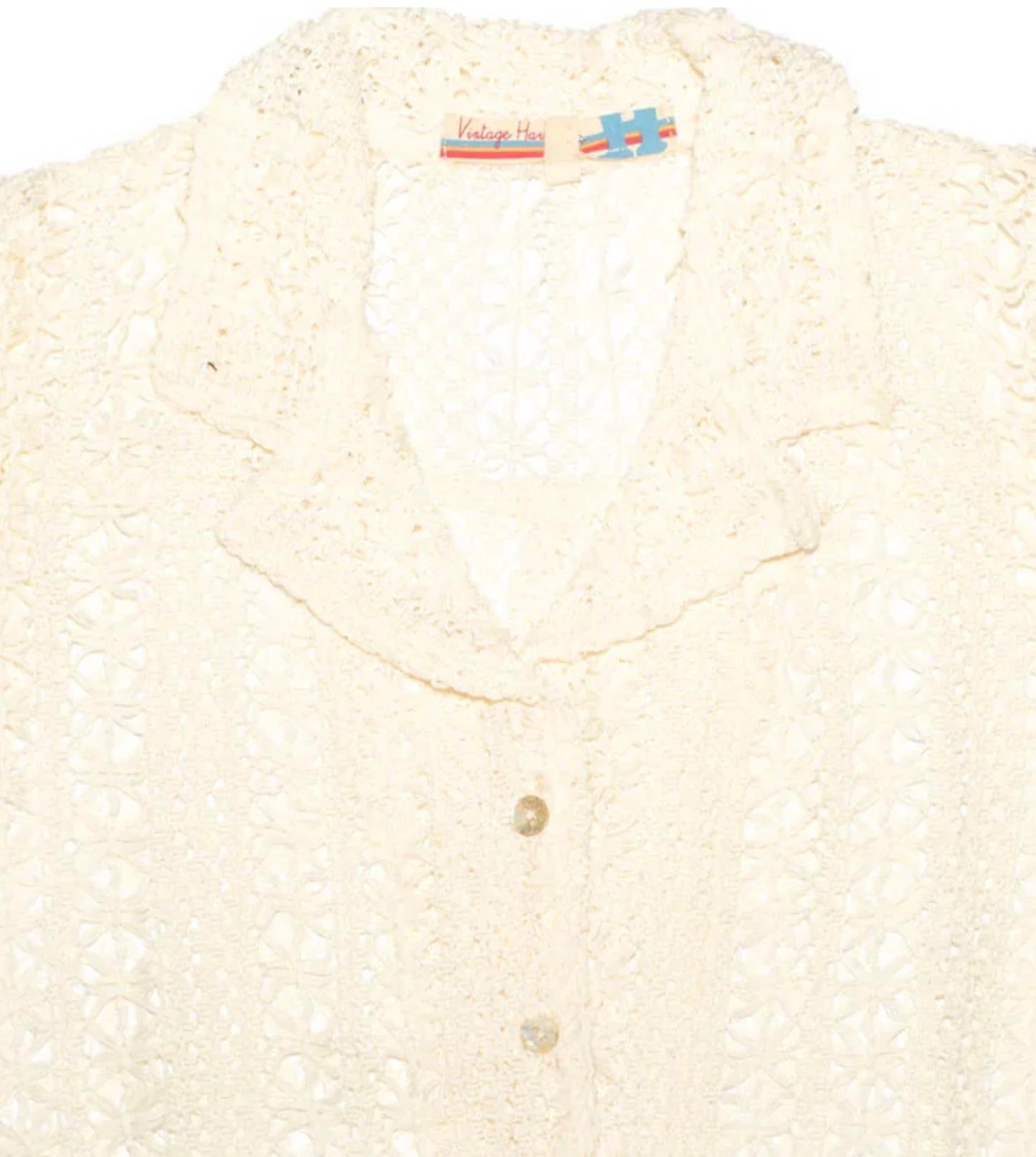 Vintage Havana - Pami Crochet Button Down