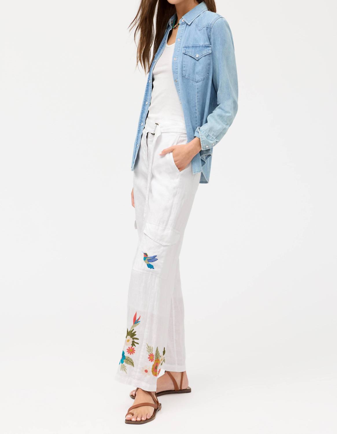 Johnny Was - FRANCIS RELAXED LINEN PANT