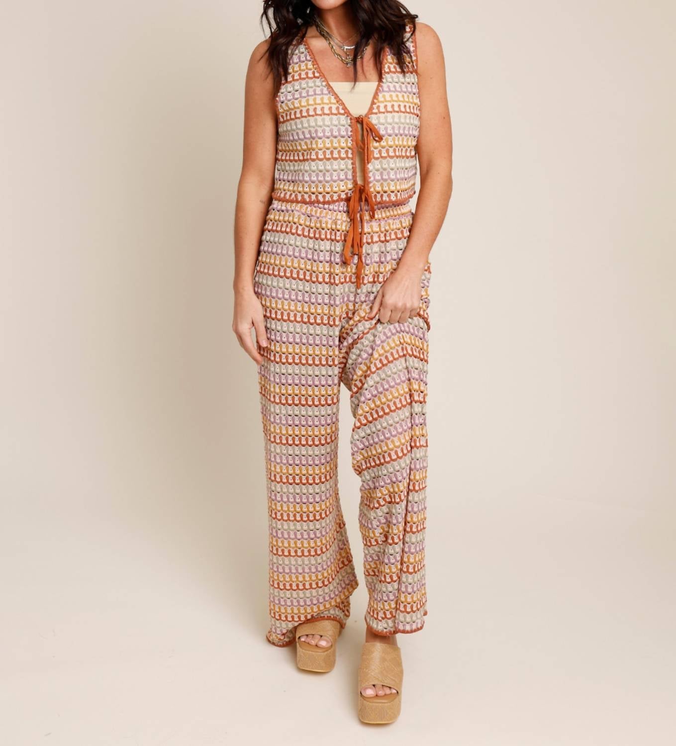 En Creme - Turks & Caicos Wide Leg Pants