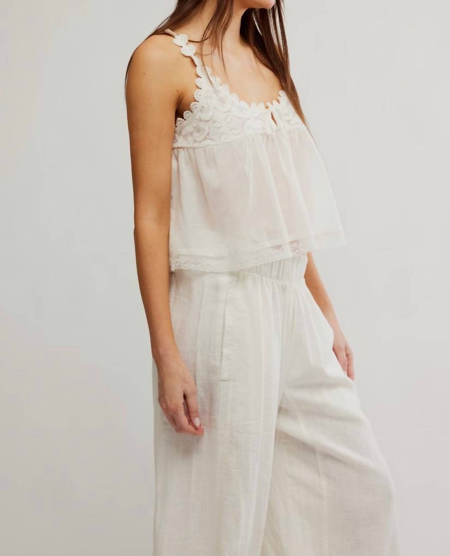 Free People - Stevie Lace Tank Top