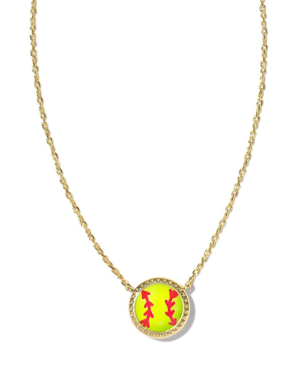 Kendra Scott - Softball Short Pendant Necklace