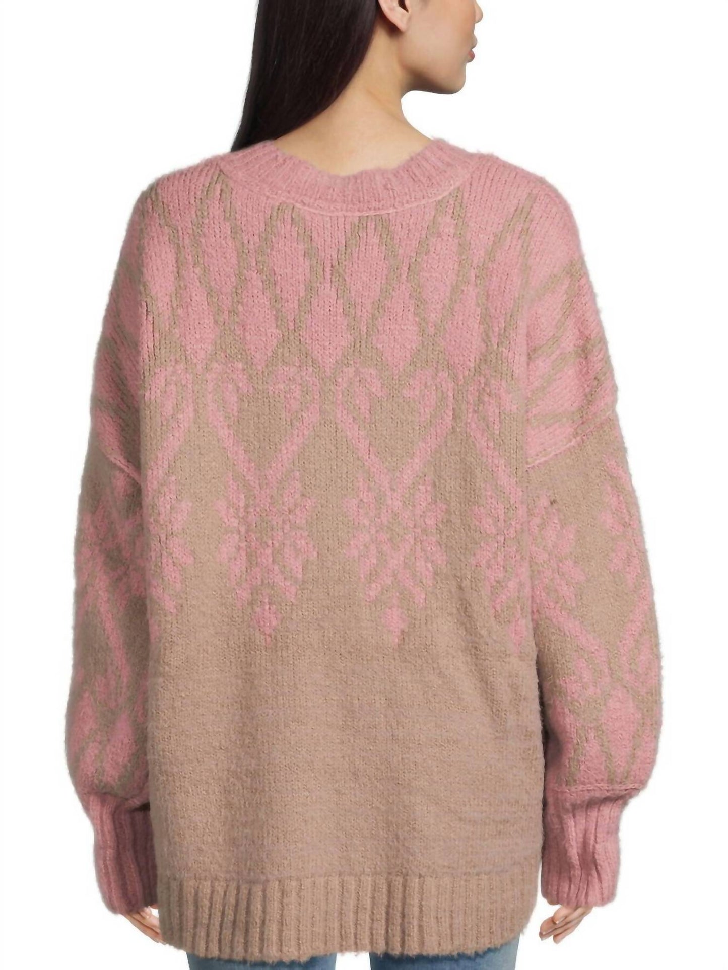 Free People - Knit Printed Tunic Sweater