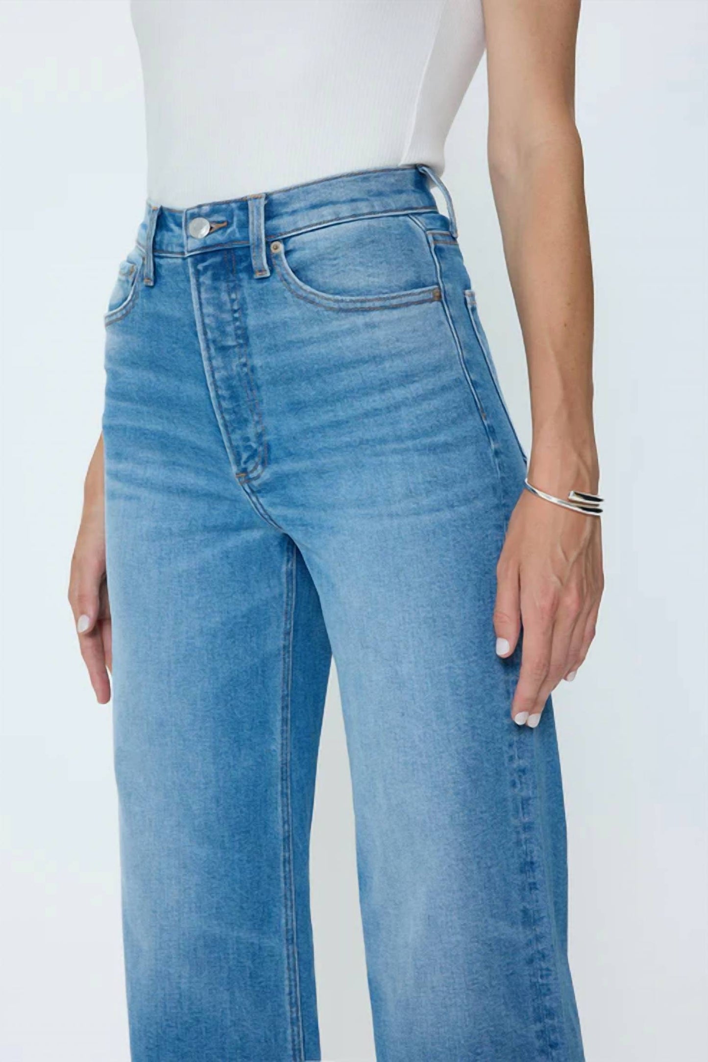 Pistola - Lana Wide Leg Crop Jeans