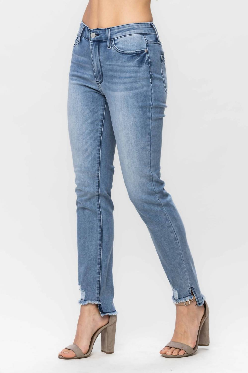 Judy Blue - Mid Rise Cool Denim Sustainable Relaxed Fit