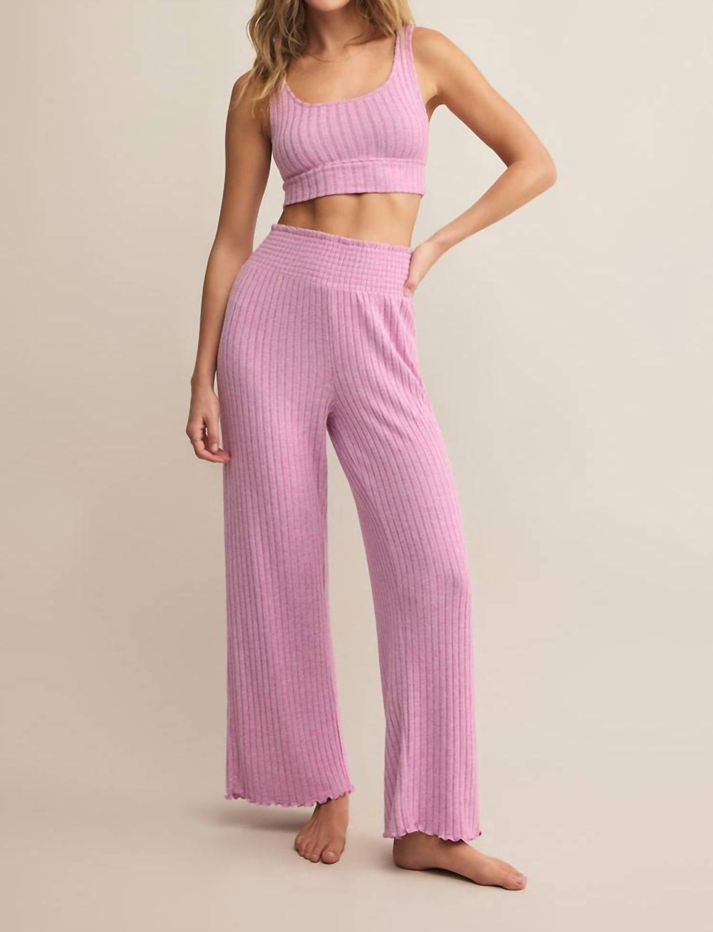 Z Supply - Dawn Smocked Rib Pants