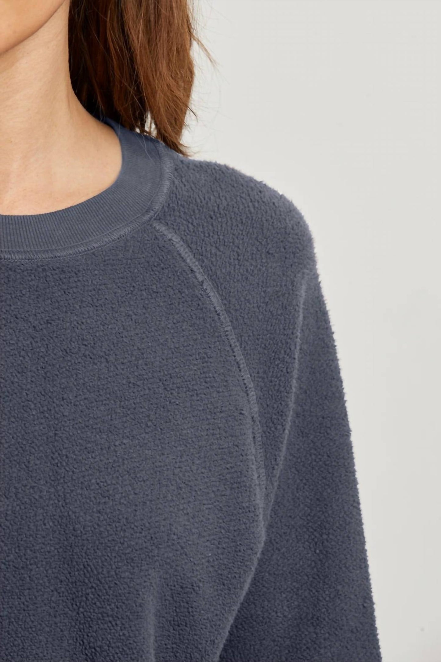 Perfectwhitetee - Women's Ziggy Fleece Shrunken Top