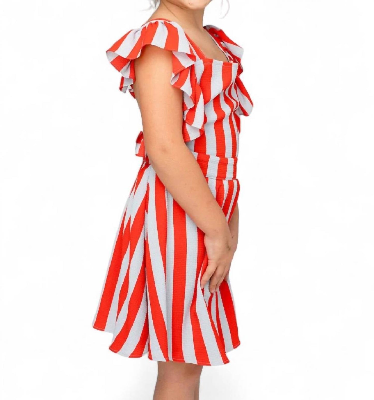 Buddylove - Girl's Shiloh Flutter Sleeve Dress