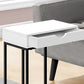 Accent Table, C-Shaped Contemporary & Modern Versatile Design