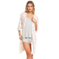 Flora by Flora Nikrooz Velour Robe & Pajama Set