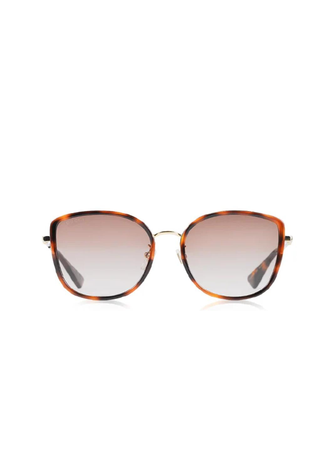 Gucci - Women's Oversized Cat Eye Acetate Sunglasses