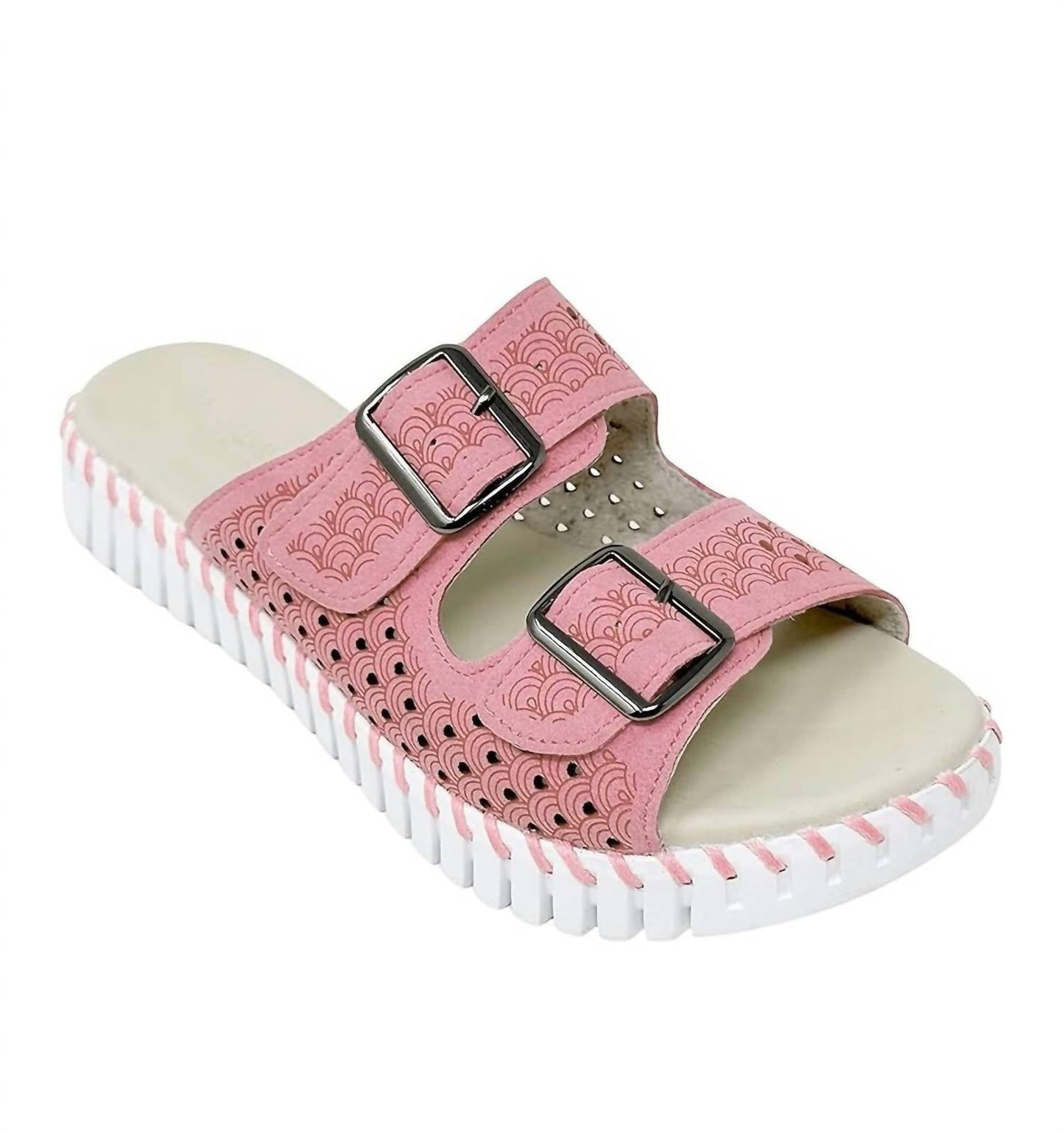 Ilse Jacobsen - WOMEN'S TULIP BUCKLE SLIDE SANDAL