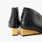 All Black - Women's Square Wedge Shootie