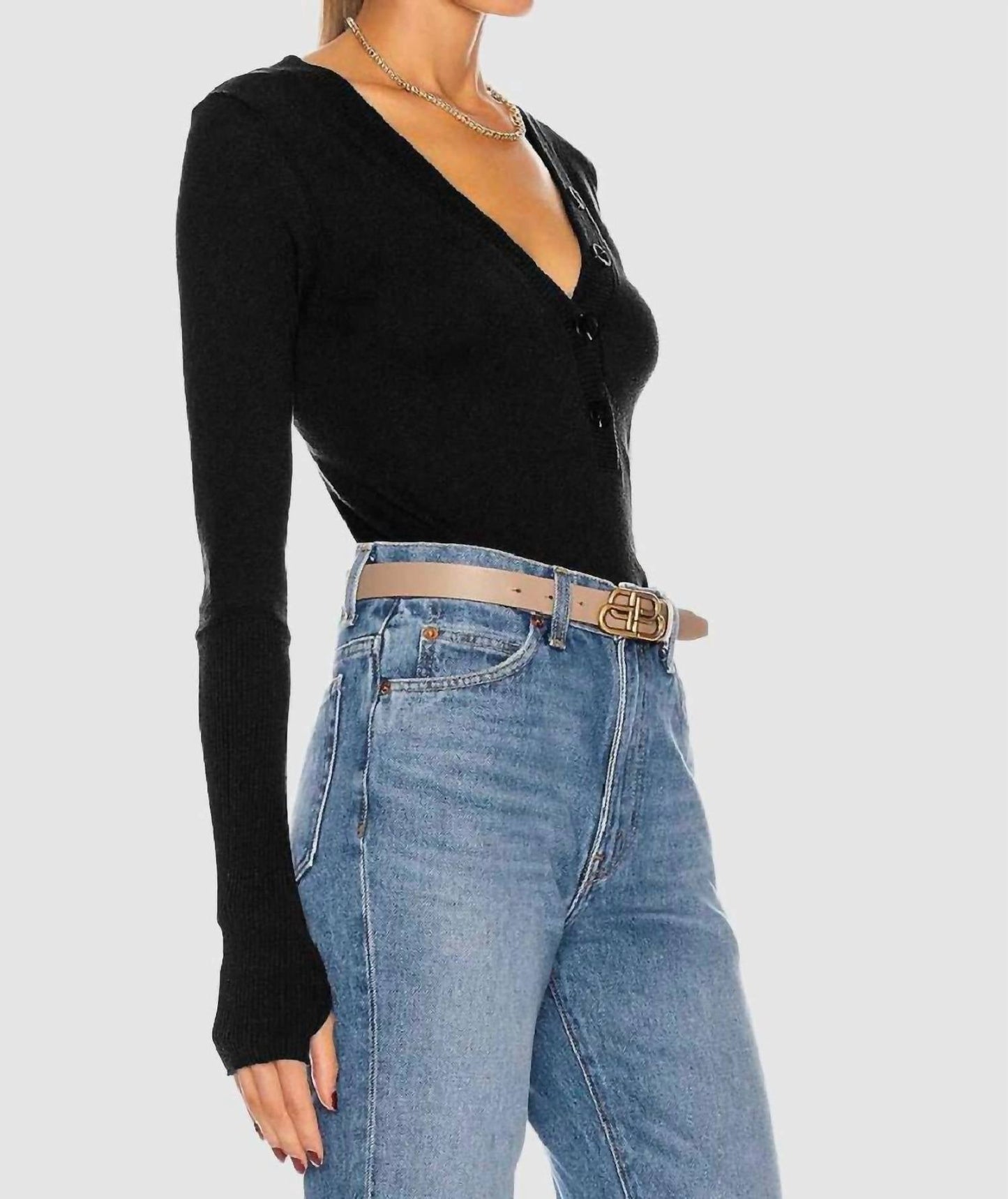 Enza Costa - Cashmere Long Sleeve Henley Top