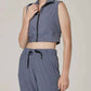 925 Fit - Short Temper Cropped Zip Vest
