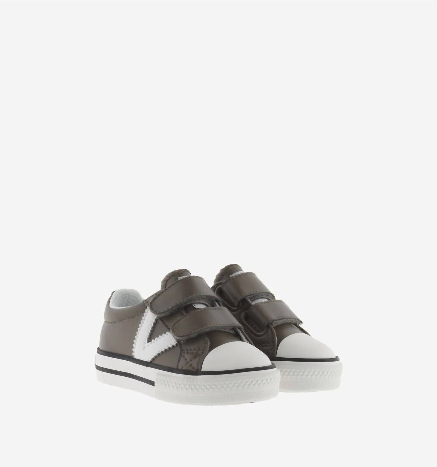 Victoria Shoes - टॉडलर ट्रिबू डबल वेल्क्रो ट्रेनर स्नीकर्स