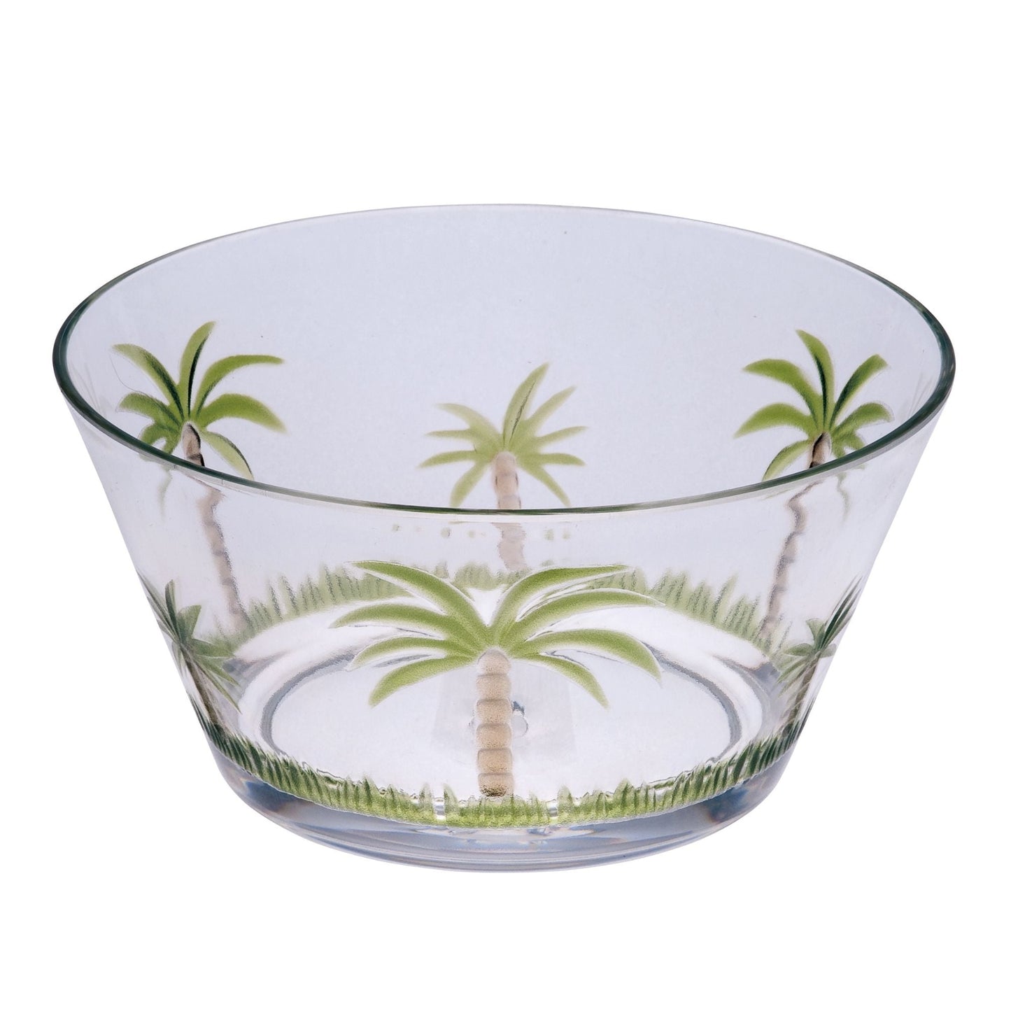 Palm Tree Acrylic Serving Bowls