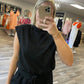 Entro - Oversized Terry Knit Jumpsuit