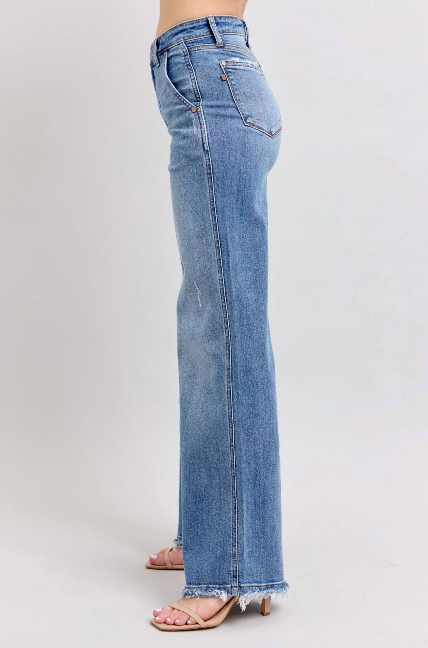 जूडी ब्लू - रेट्रो वाइड लेग जींस