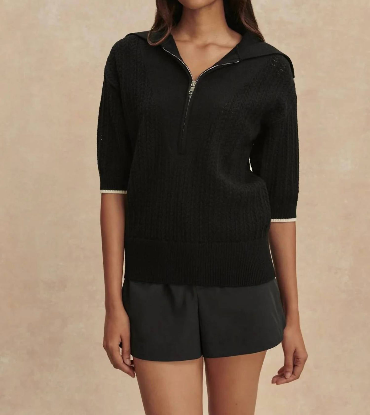 Varley - Arney Half Zip Polo Shirt