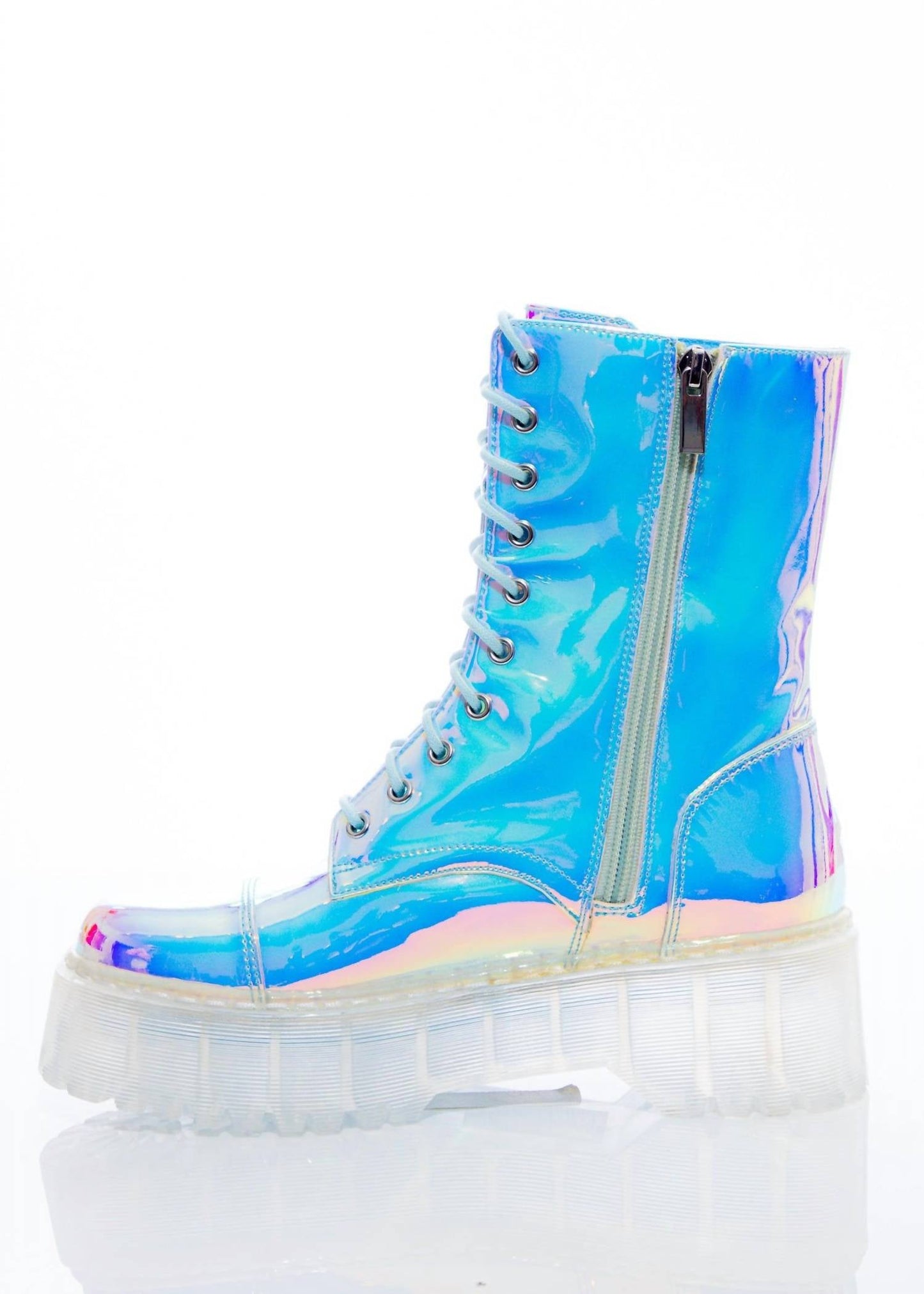 Sparkl Fairy Couture - Women's Opal Combat Boot