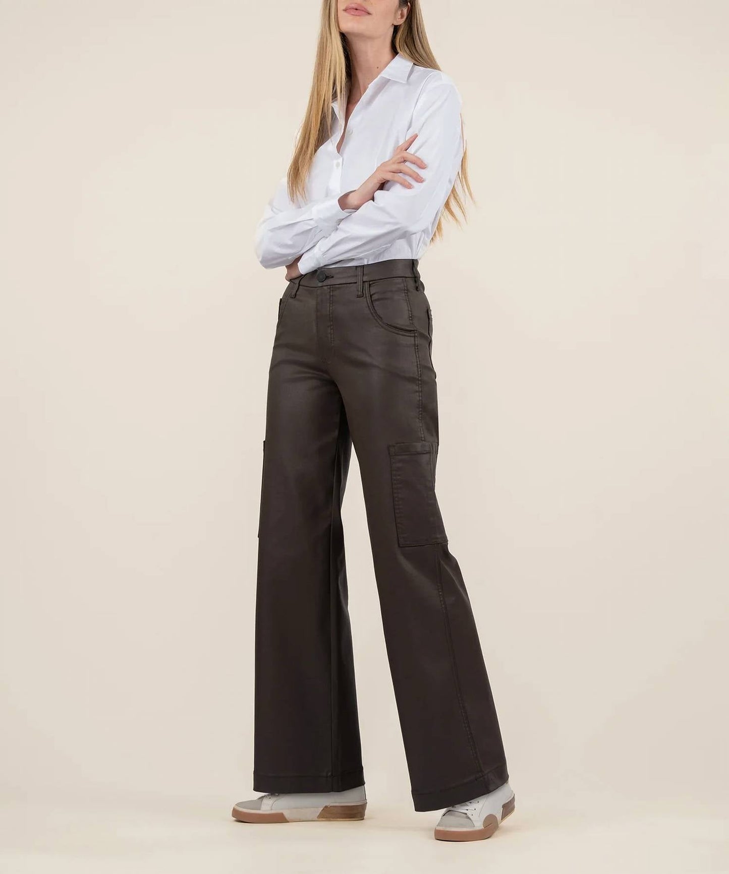 Kut From The Kloth - JODI COATED HIGH RISE PANT