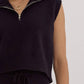 Entro - Knit Half Zip Top