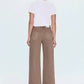 Pistola - Kyra High Rise Bowed Wide Leg Jeans