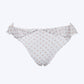 Soah - BELLA RUFFLED HIGH-LEG LACE BIKINI BOTTOM