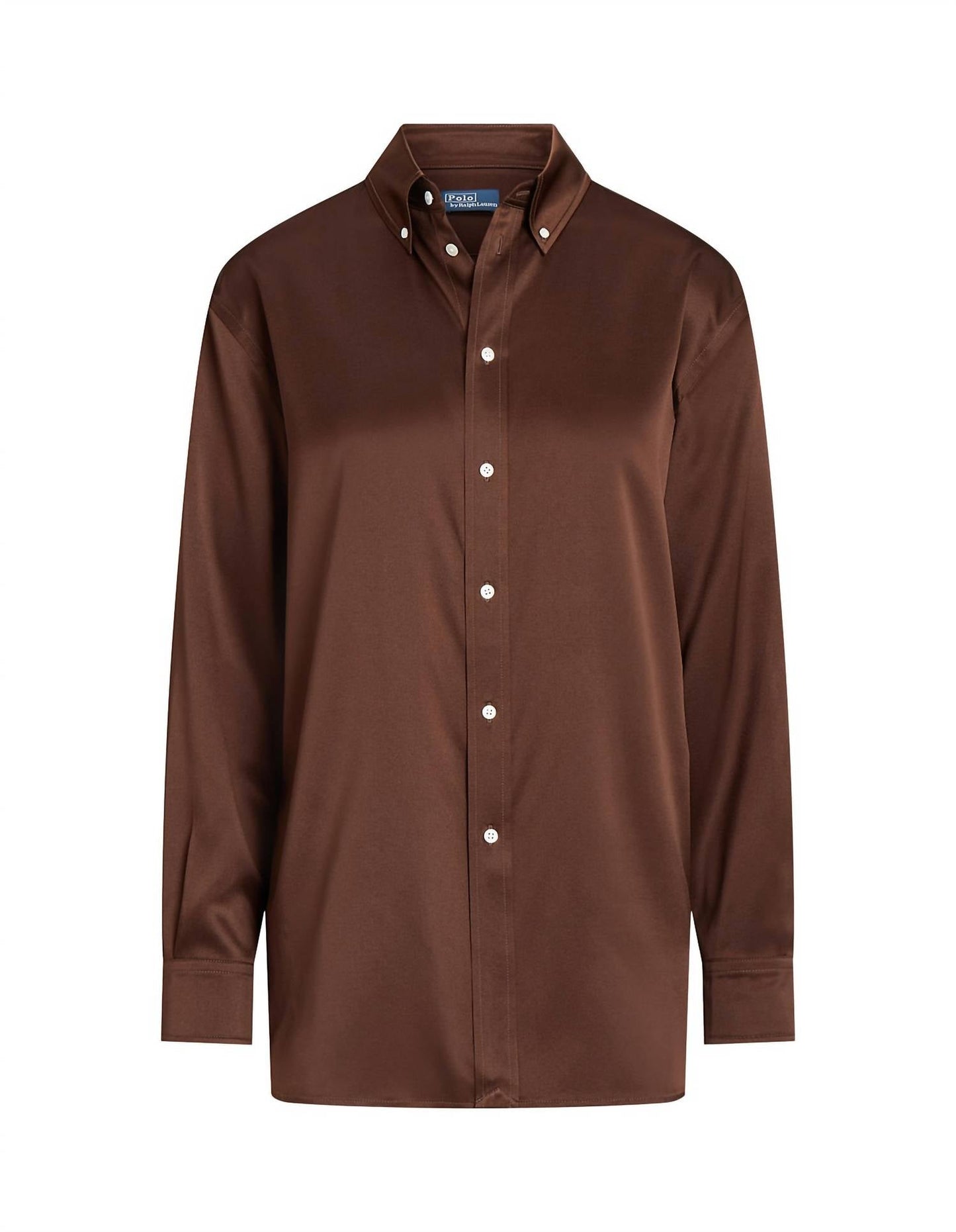 Polo Ralph Lauren - Relaxed Fit Silk Charmeuse Blouse