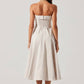 Astr - Kyla Fitted Strapless Midi Dress