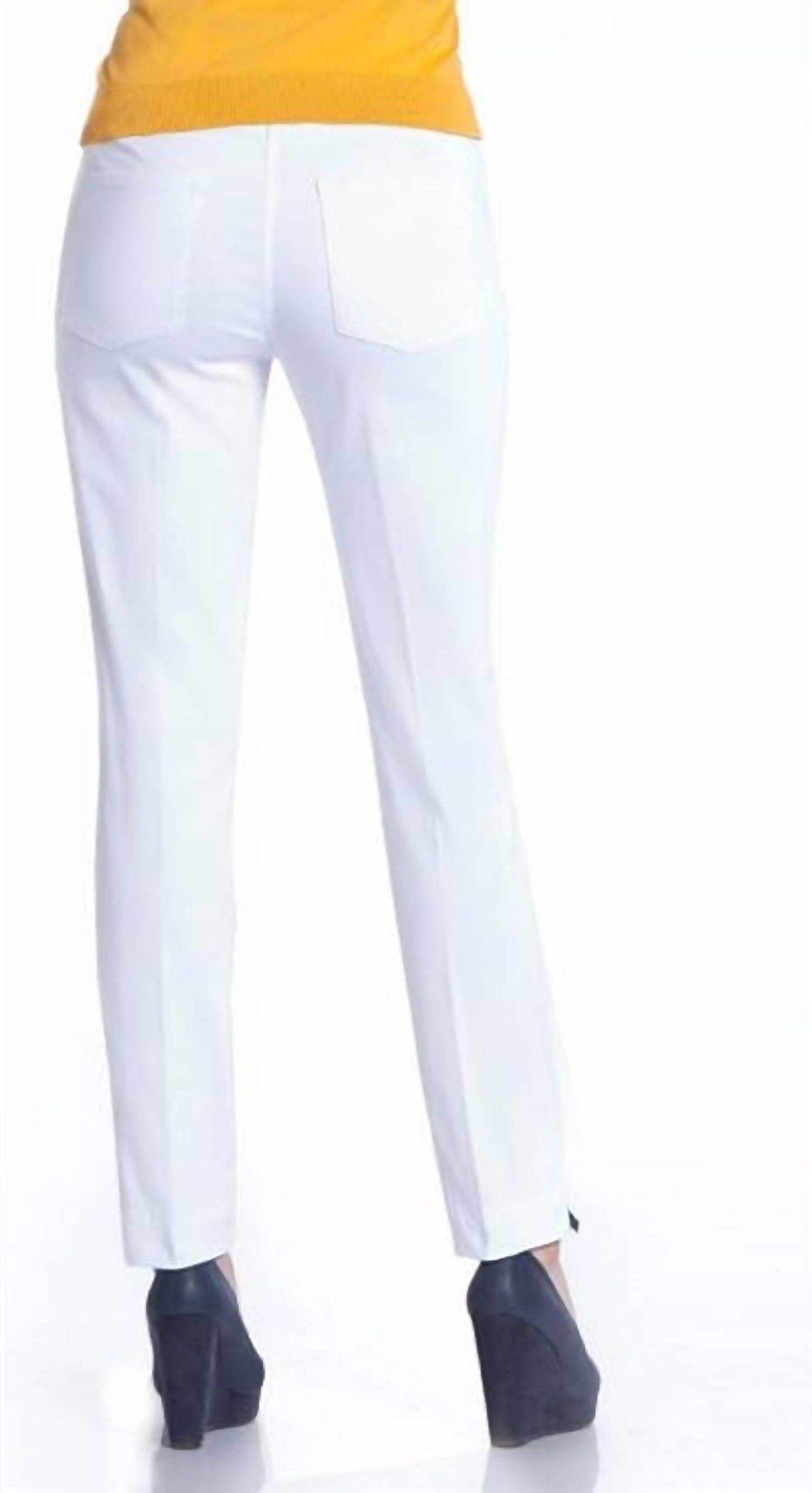 Slimsation By Multiples - Wide Band Ankle Pants