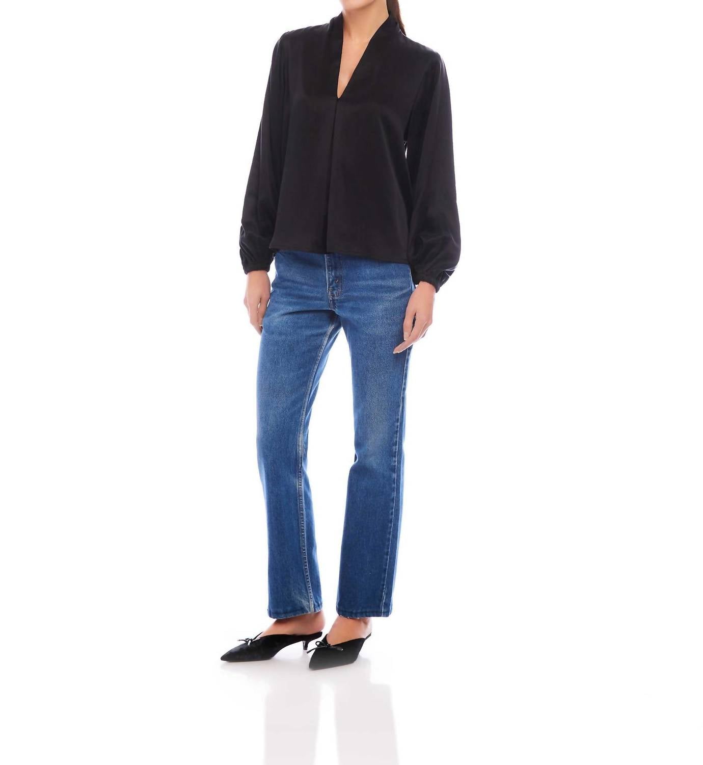 Fifteen Twenty - Kiera Blouson Sleeve Top