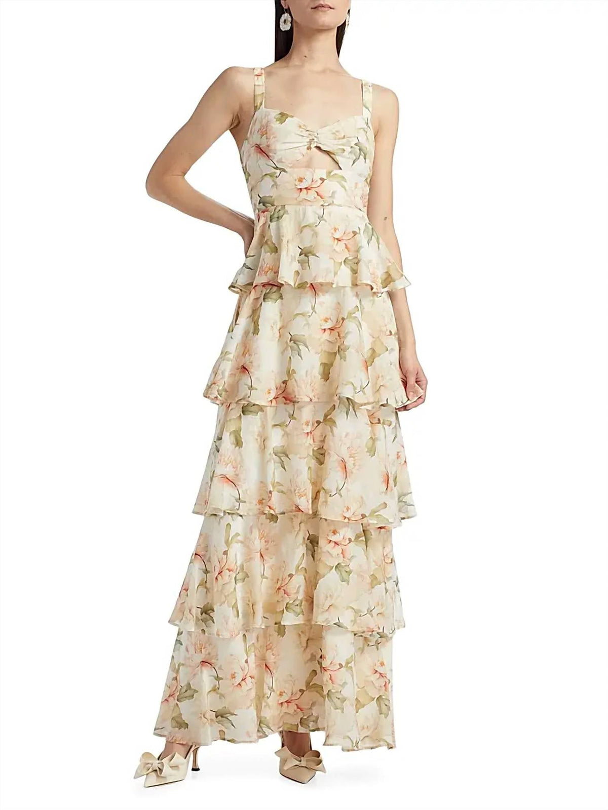 Cami Nyc - Phillipa Tiered Ruffle Maxi Dress