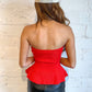 Adeline - Barely There Peplum Top