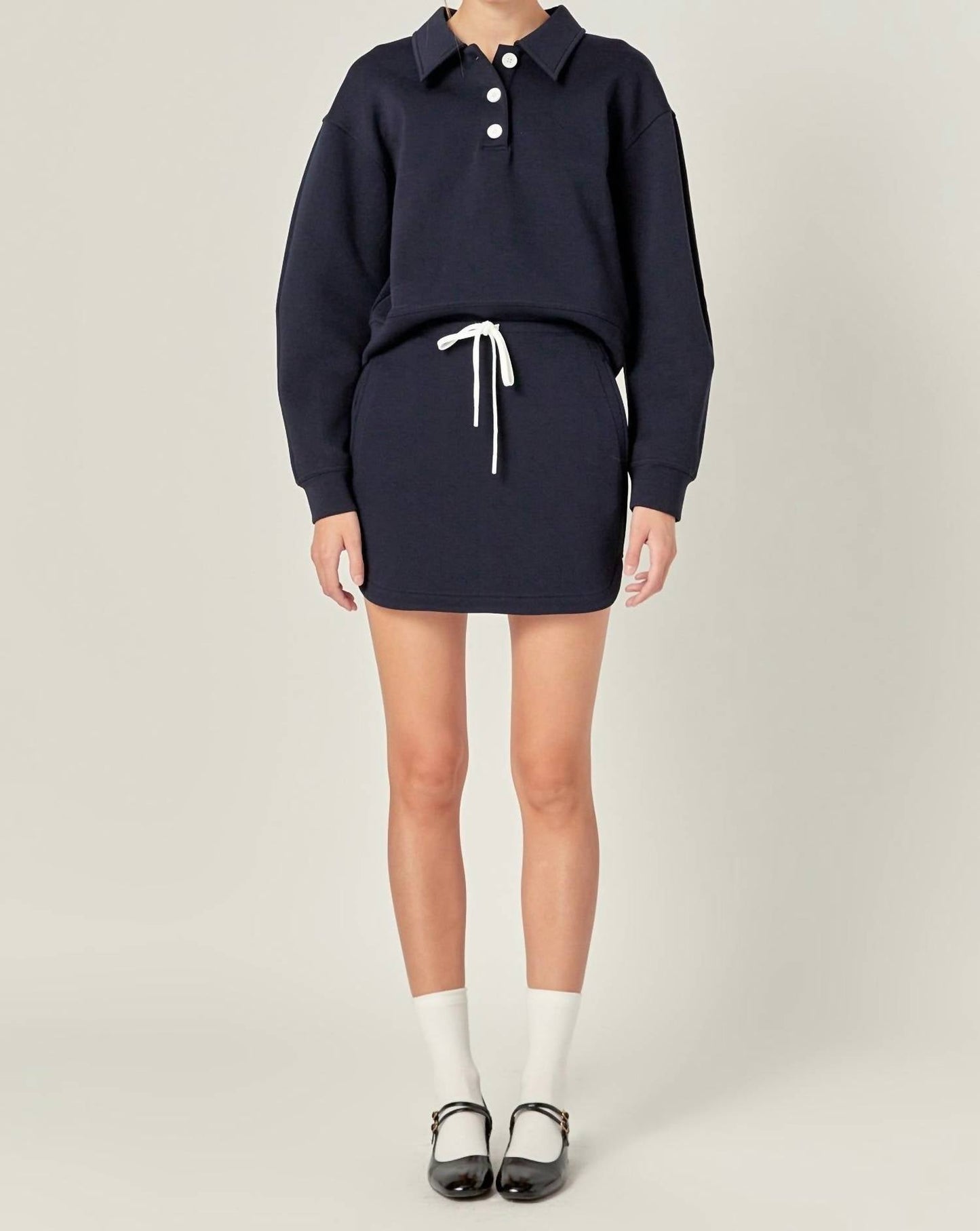 2.7 August Apparel - Lauren Scuba Top