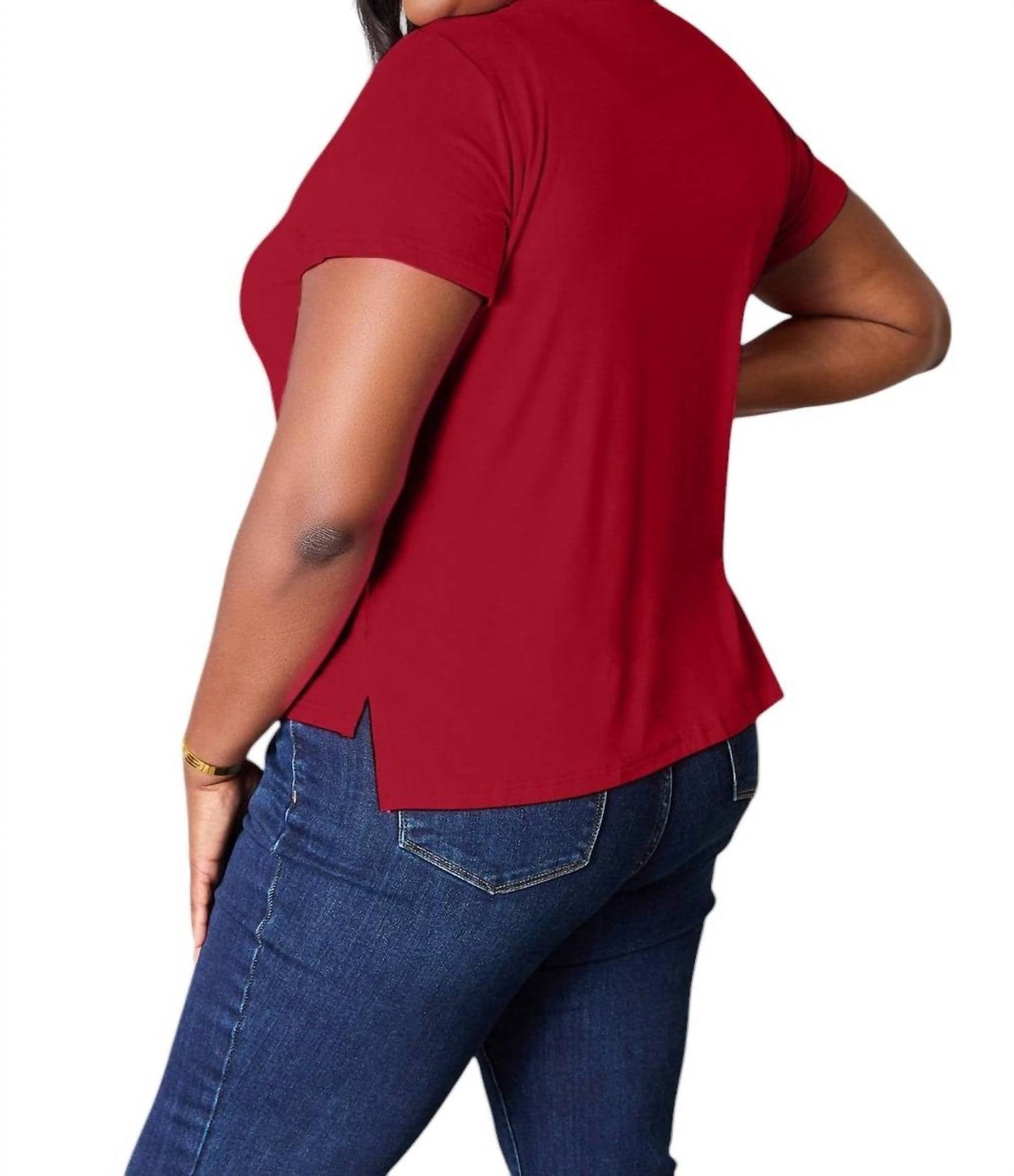 Basic Bae - Full Size Round Neck Short Sleeve T-Shirt