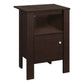 Accent Nightstands with Storage and Transitional Style