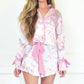 8 Oak Lane - Celebrate Satin Ruffle Short Pj Set