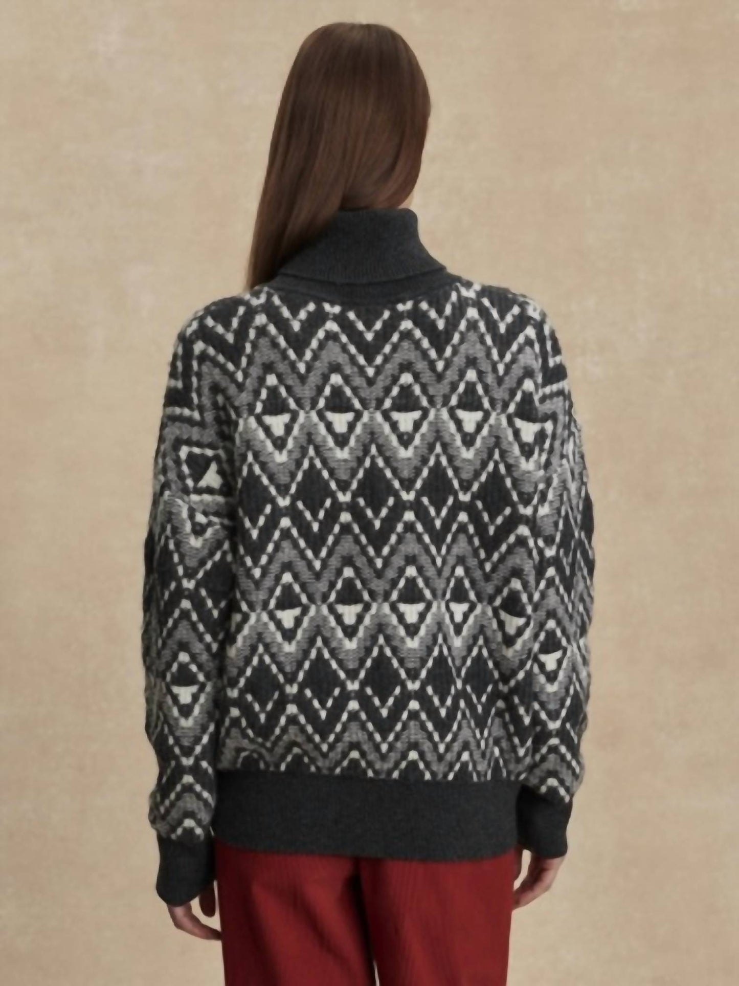 Varley - Ida Relaxed Fairisle Rollneck Sweater