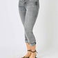 Judy Blue - Cuffed Button Fly Capri Jeans