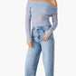 Steve Madden - Viktoria Off-the-Shoulder Mesh Top