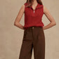 Varley - Amina Half Zip Knit Top