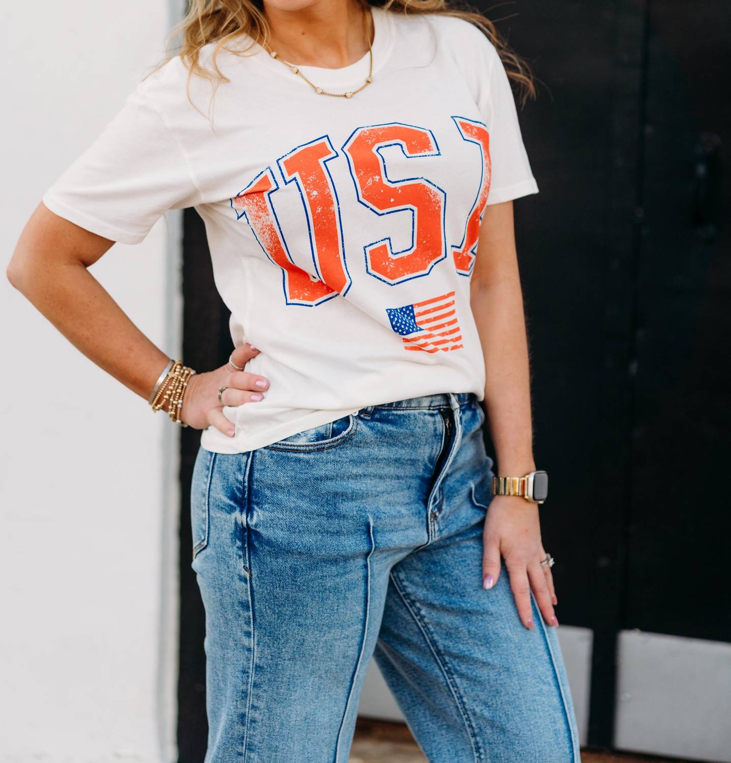 Z Supply - Flag Boyfriend Tee