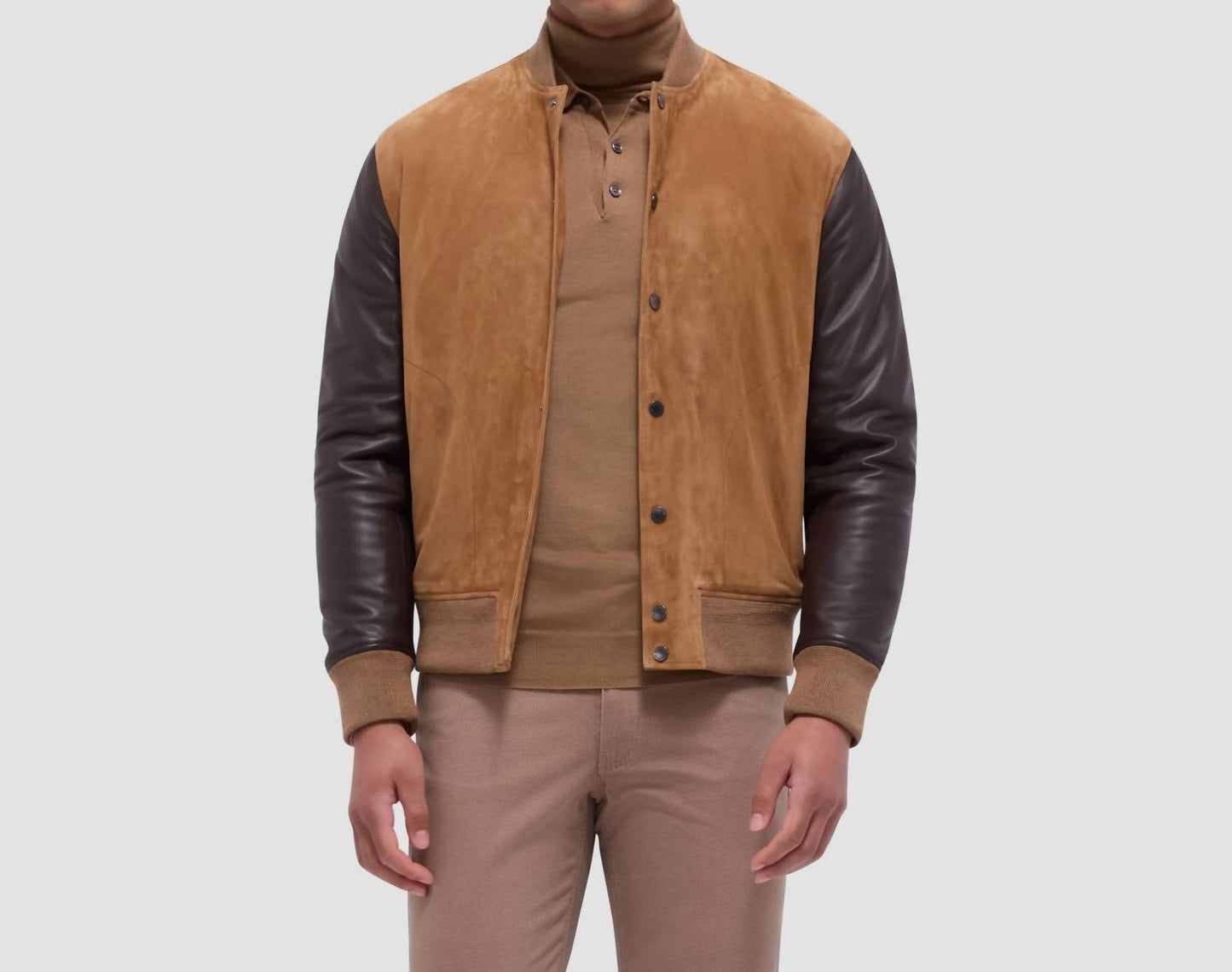 Bugatchi Uomo - SUEDE AND LEATHER JACKET