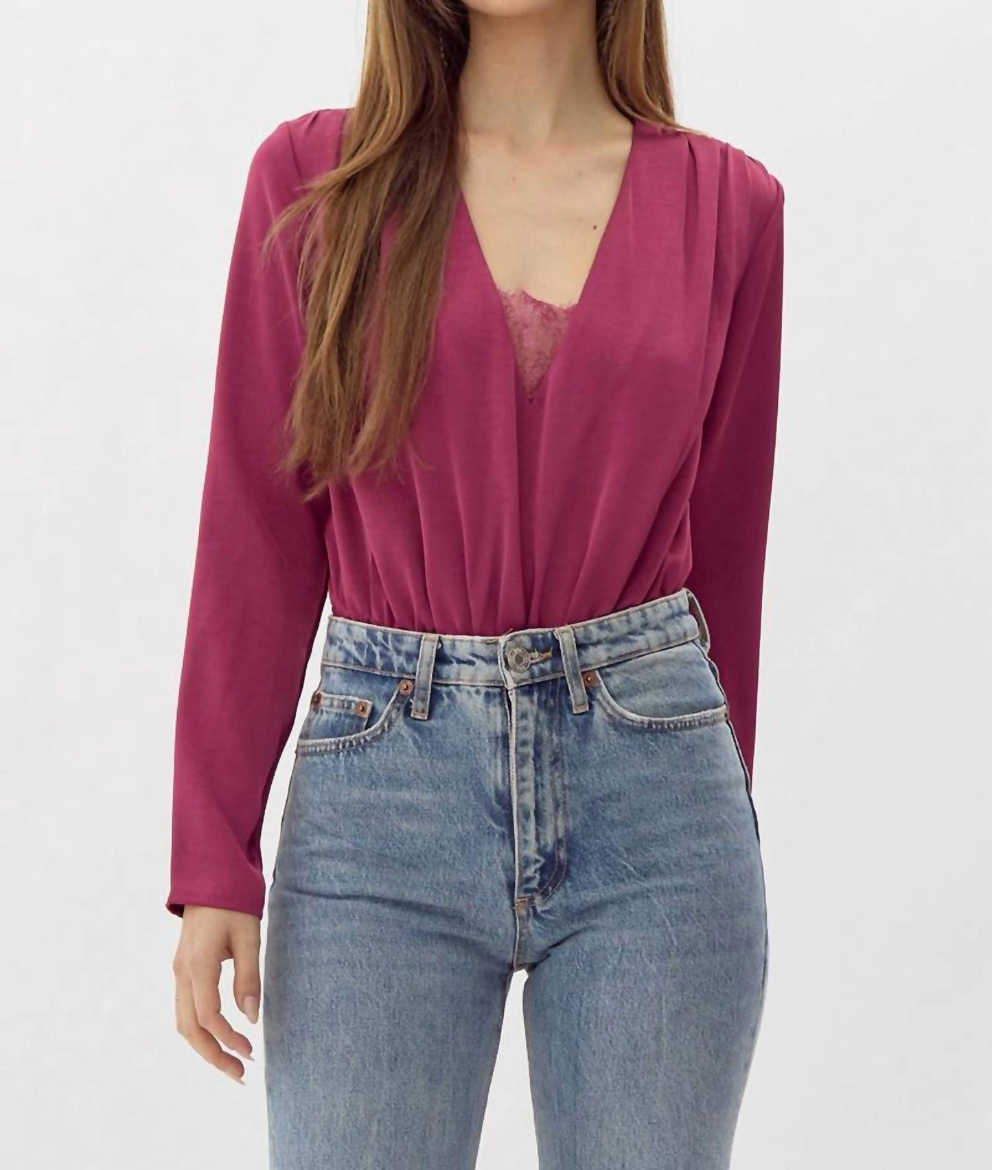 Adelyn Rae - Cassidy Pleated Bodysuit
