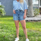 Judy Blue - The Double Trouble Denim Shorts