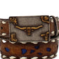 3D Belt Company - Kids Pierced Overlay Belt With Buck Lacing